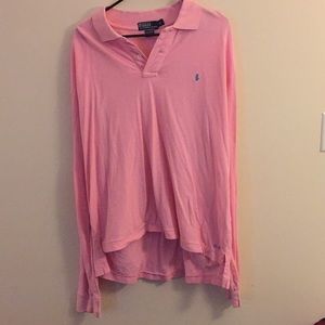 Throwback Polo Ralph Lauren long sleeve shirt pink